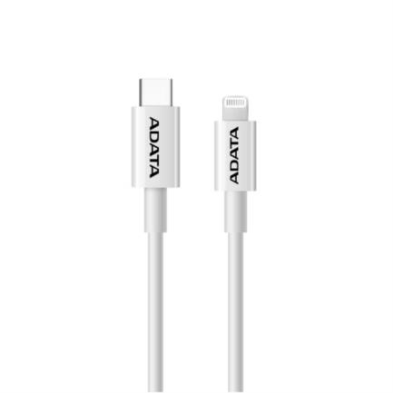 Cable Usb C A Lightning 1 Metro iPhone Certificado Apple Mfi Color Blanco