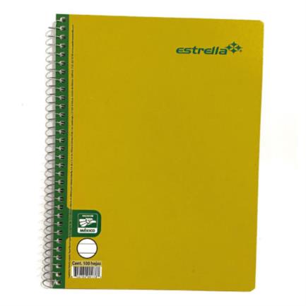 Libreta profesional Estrella pasta dura C7 cuadro grande 100 hojas 6586 - 6586