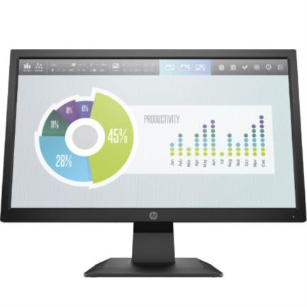 Monitor HP  LED P204v HD+ 19.5" Resolución 1600x900 Panel TN