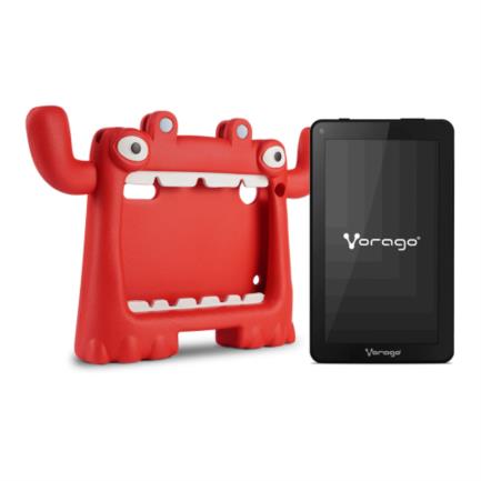 Tablet Vorago PAD-7-KIDS 7" Quadcore 32 GB Ram 2 GB Android 11 Funda Color Rojo