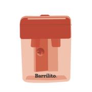 Sacapuntas Barrilito con Depósito Mediano Caja C/12 Pzas - BARRILITO