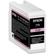 Tinta Epson UltraChrome Pro 10 25ml Color Magenta Claro Vivo T770620 - T770620