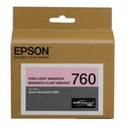 Tinta Epson SC-P600 259ml Color Magenta Claro Vivo T760620-AL - EPSON