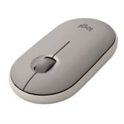 Logitech Pebble Wireless Mouse With Bluetooth Or 24 Ghz Receiver  Sand  Ratn  ptico  3 Botones  Inalmbrico  Bluetooth  Receptor Inalmbrico Usb  Arena - 910-006658