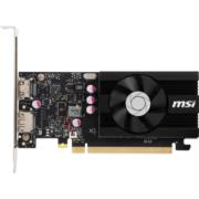 TJ de video PCI Express 2GB MSI DDR4 GEFORCE GT 1030 2GD4 LP OC Low Profile 1DP 1HDMI UPC  - GEFORCE GT 1030 2GD4 LP OC