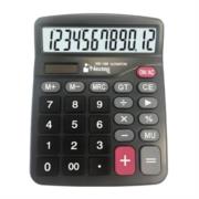 Calculadora Nextep 12 Dígitos Pantalla Grande Escritorio Batería/Solar - NEXTEP