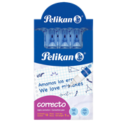 Correcto Pelikan líquido de 7 ml 1 pieza Corrector Líquido en lápiz con formula base solvente y punta metálica de acero inoxidable. Secado rápido.                                                                                                                                                       .                                        - PELIKAN