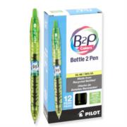 Bolígrafo Pilot B2P Colors Gel 0.7mm Color Verde Caja C/12 Pzas - 36627