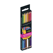 Colores Prismacolor Junior Doble Punta C/6 Pzas 12 colores intensos - 2068523