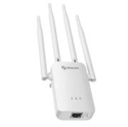 Router Steren Wi-Fi 300 Mbps 2.4 GHz Hasta 30m de Cobertura 4 Antenas Color Blanco - COM-8100