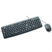 98111 Kit Verbatim teclado y mouse alámbrico U Kit de mouse y teclado óptico alámbrico. Conexión USB color negro                                                                                                                                                                                               SB negro                                
